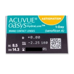 Acuvue OASYS 1-Day with HydraLuxe technology for Astigmatism - 30 Pack