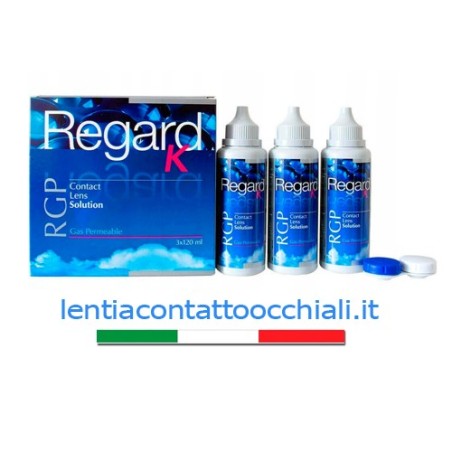 Regard k  RGP 3x120 ml Soluzione Unica per Gas Permeabili