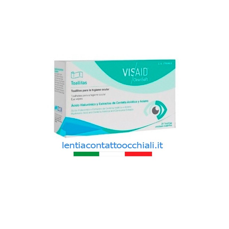 Visaid CleanSof -20 salviette per la pulizia occhi- Avizor-  a pescara - lentiacontattoocchiali