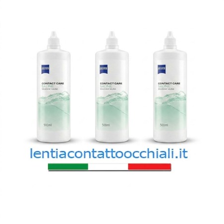 Zeiss Contact Care Saline 3 Pack (3x500ml)