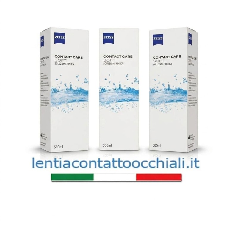 Zeiss Contact Care Soft  3 pack (3x500ml) a pescara - lentiacontattoocchiali.it