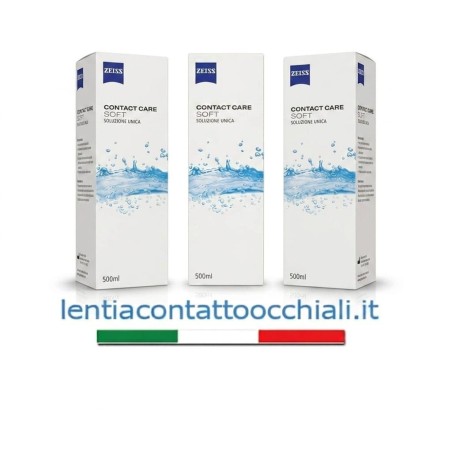 Zeiss Contact Care Soft  3 pack (3x500ml) a pescara - lentiacontattoocchiali.it