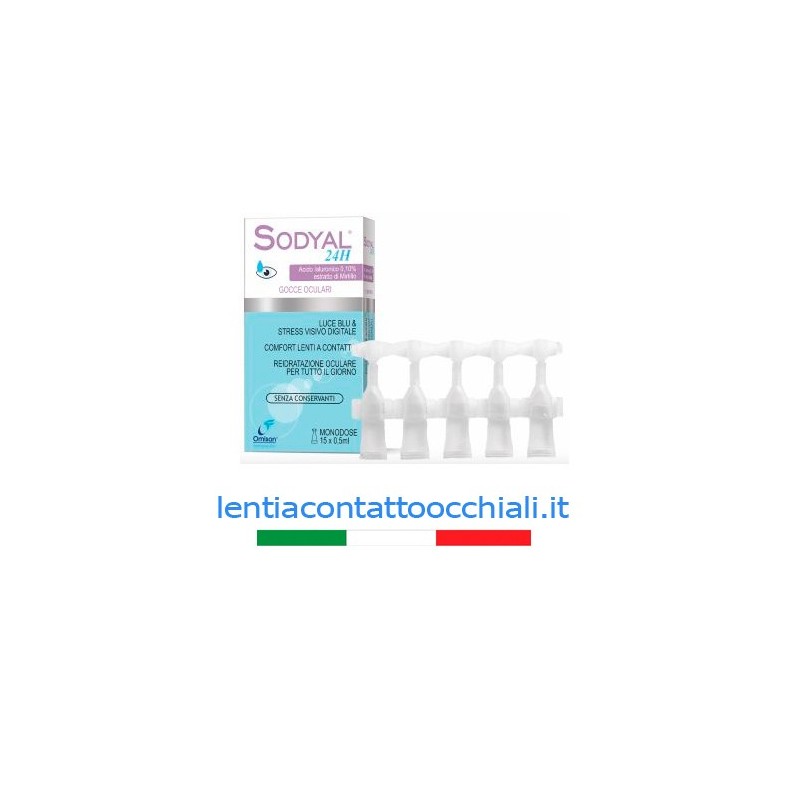 Sodyal 24H  0.5ml x 15- gocce oculari Monodose+ a pescara- lentiacontacontattoocchiali@gmail.com